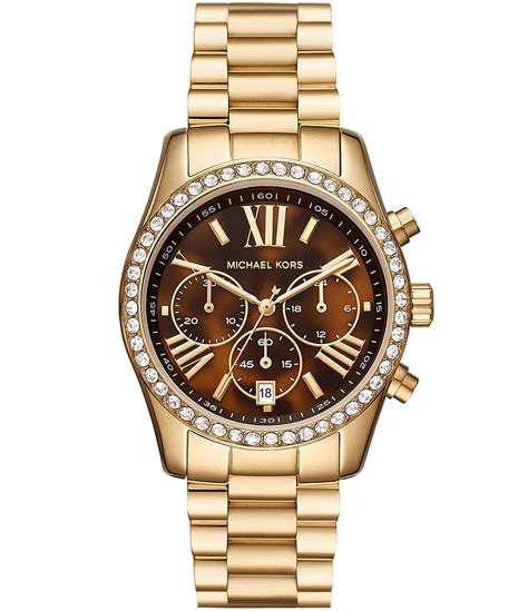 michael kors lexington watch review|michael kors chronograph gold.